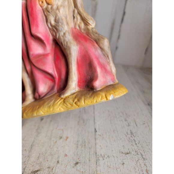 Vintage camel chalkware nativity scene Xmas figure decor religious - Picture 7 of 8